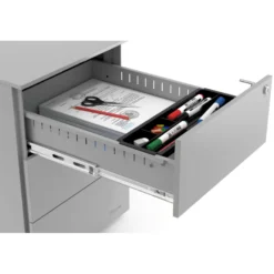 Cassettiera da scrivania in metallo Xenon, 3 cassetti