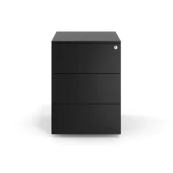 Cassettiera da scrivania in metallo Xenon, 3 cassetti