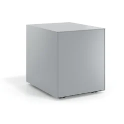 Cassettiera da ufficio Block, 3 cassetti, struttura in alluminio, frontali in metallo
