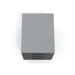 Cassettiera da ufficio Block, 3 cassetti, struttura in alluminio, frontali in metallo