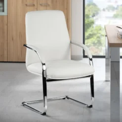 Poltrona Attesa Prestige , slitta pelle naturale