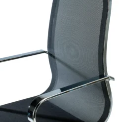Poltrona da ufficio design Brenton in rete, schienale alto