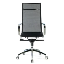 Poltrona da ufficio design Brenton in rete, schienale alto