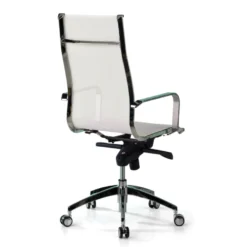 Poltrona da ufficio design Brenton in rete, schienale alto
