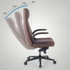 Poltrona da ufficio direzionale Kronberg, schienale ergonomico