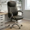 Poltrona ergonomica da ufficio Rodas, imbottitura spessa