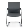 Poltrona Sala d'Atessa Adele, cantilever, Design Moderno, Pelle