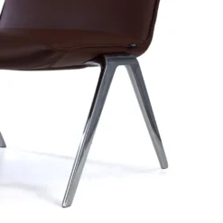 Poltrona Sala d'Attesa Paisley, gambe in alluminio