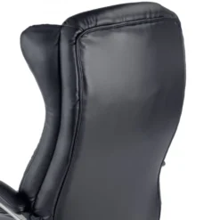 Poltrona Scrivania Lugano, design elegante, base metallica