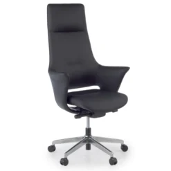 Poltrona Ufficio Design Dortmund, meccanismo relax, alluminio
