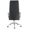 Poltrona ufficio design Tower, poggiatesta, pelle
