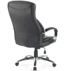 Poltrona ufficio Gouda, resistente fino a 150kg, ecopelle