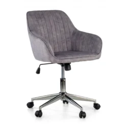 Poltroncina Girévole Ministry, struttura in acciaio