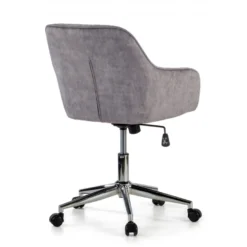 Poltroncina Girévole Ministry, struttura in acciaio
