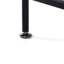 Scrivania Computer Calypso in legno, con gambe in acciaio