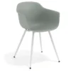 Sedia Conferenza Alice, 4 gambe, design avvolgente