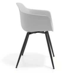 Sedia Conferenza Alice, 4 gambe, design avvolgente