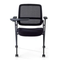 Sedia con ribaltina scrittoio Smart, pieghevole con ruote