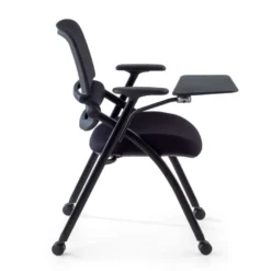 Sedia con ribaltina scrittoio Smart, pieghevole con ruote