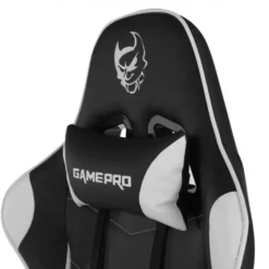 Sedia da Gaming GamePro, supporto lombare, braccioli 1D