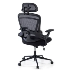 Sedia da scrivania ergonomica Optima, braccioli ribaltabili