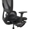 Sedia da scrivania ergonomica Sion con poggiapiedi estraibile