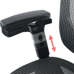 Sedia da studio Flex, braccioli regolabili, poggiatesta