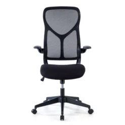 Sedia da studio Raptor, braccioli pieghevoli, schienale ergonomico