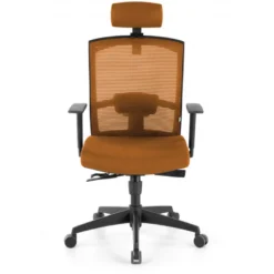 Sedia da ufficio ergonomica Akira con poggiatesta