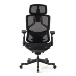 Sedia da ufficio ergonomica AeroMax con doppio supporto lombare