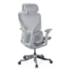 Sedia da Ufficio Ergonomica AeroFit, Alte Prestazioni, Struttura Bianca