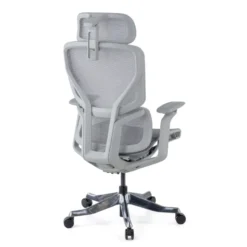 Sedia da Ufficio Ergonomica AeroFit, Alte Prestazioni, Struttura Bianca