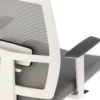 Sedia da ufficio ergonomica Akira white, meccanismo syncro