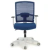 Sedia da ufficio ergonomica Akira white, meccanismo syncro