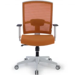 Sedia da ufficio ergonomica Akira white, meccanismo syncro