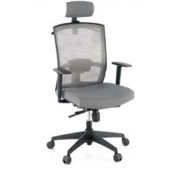 Sedia da ufficio ergonomica Akira con poggiatesta