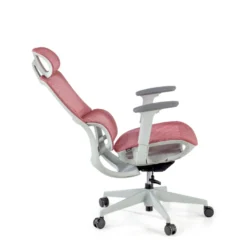 Sedia da Ufficio Ergonomica Balance Pro White, Braccioli 3D