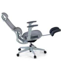 Sedia da ufficio ergonomica con poggiapiedi Balance Pro, Braccioli 3D
