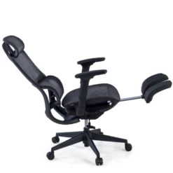 Sedia da ufficio ergonomica con poggiapiedi Balance Pro, Braccioli 3D