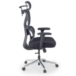Sedia da Ufficio Ergonomica Erghos Air, Braccioli 3D, Seduta Imbottita