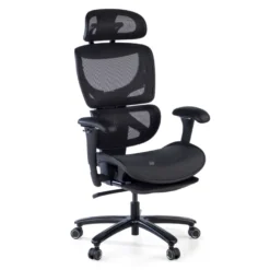 Sedia da Ufficio Ergonomica Sakura black, schienale reclinabile