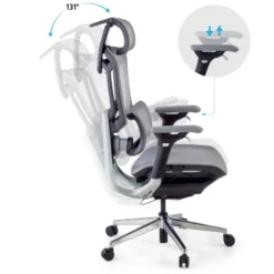 Sedia da Ufficio Ergonomica Valkyr, schienale auto-adattabile