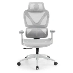 Sedia da ufficio ergonomica Velstrom con supporto lombare e braccioli 3D