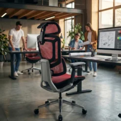 Sedia da Ufficio Ergonomica Valkyr, schienale auto-adattabile