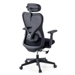 Sedia da Ufficio Fusion black, supporto lombare