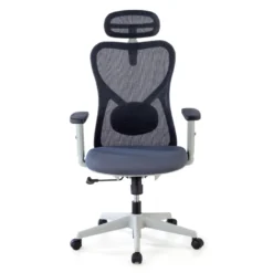Sedia da Ufficio Fusion White, supporto lombare