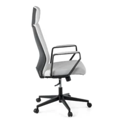 Sedia da ufficio Saranto, schienale alto, rivestimento similpelle