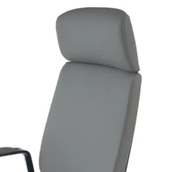 Sedia da ufficio Saranto, schienale alto, rivestimento similpelle