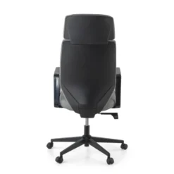 Sedia da ufficio Saranto, schienale alto, rivestimento similpelle