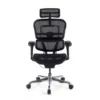 Sedia direzionale ergonomica Ergohuman Edition I, Struttura nera